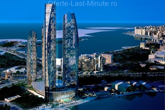 The Jumeirah observation deck from Etihad Towers