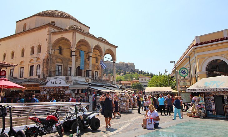 Monastiraki and the market of seniors
