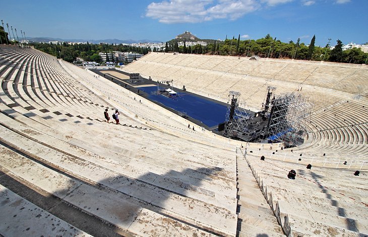 Panathenaic Stadium and the Olympic Stadium
