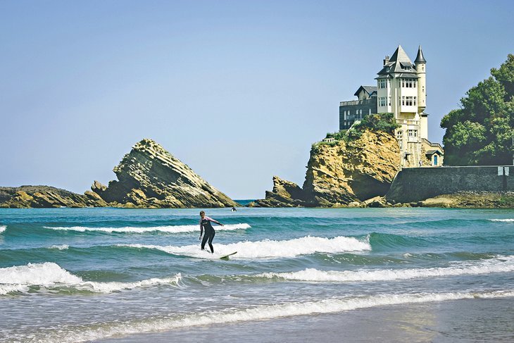 Surfing beaches
