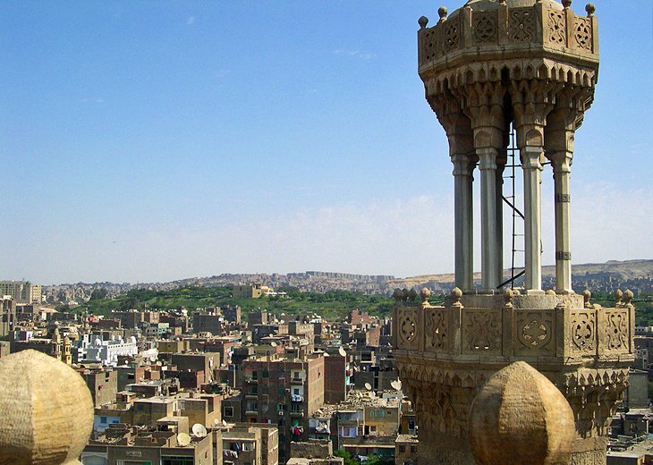 Climb up on the Bab Zuweila roof
