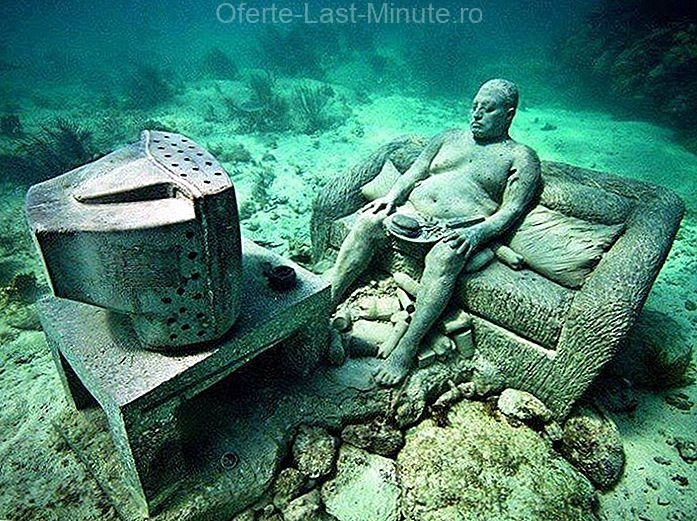 The underwater Cancun Museum