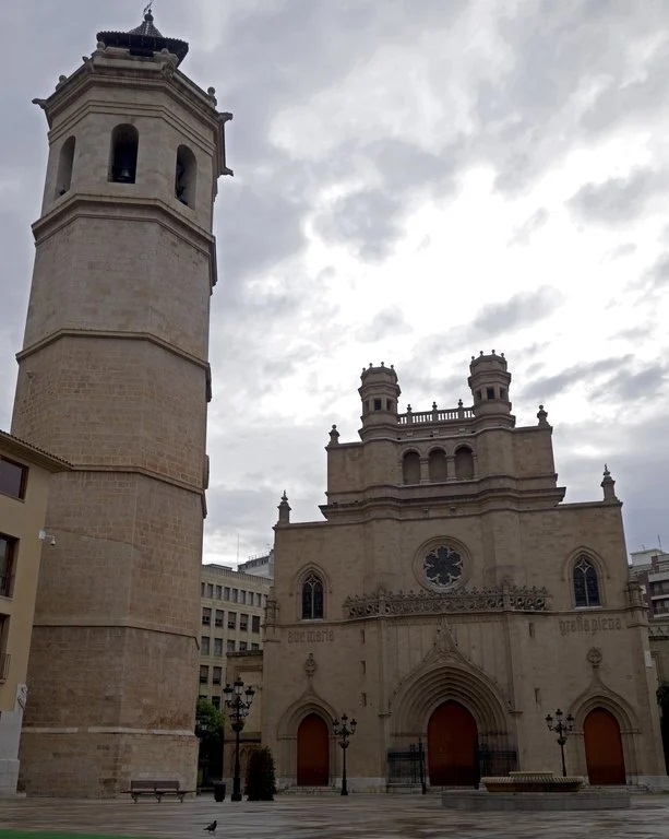 Castellón Cathedral and the bell tower Fadrí