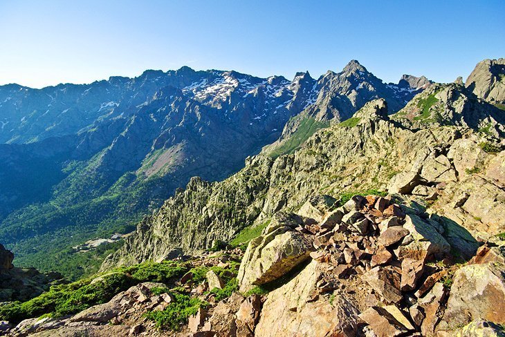 Extreme hiking on the GR20 route
