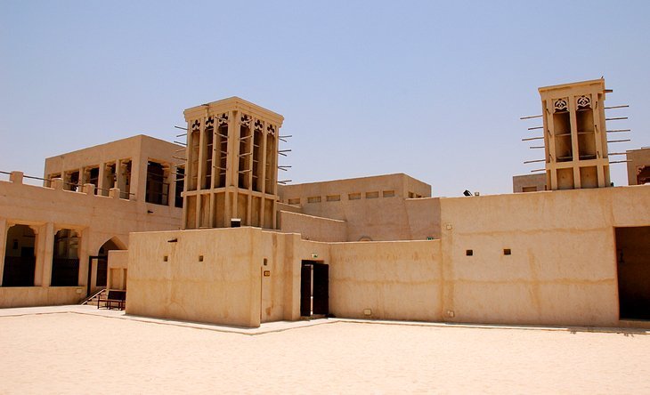 See Traditional Architecture at Saeed Al-Maktoum's Hieic House