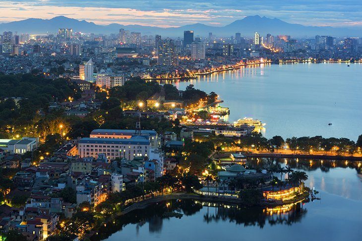 Look at the city of West Lake
