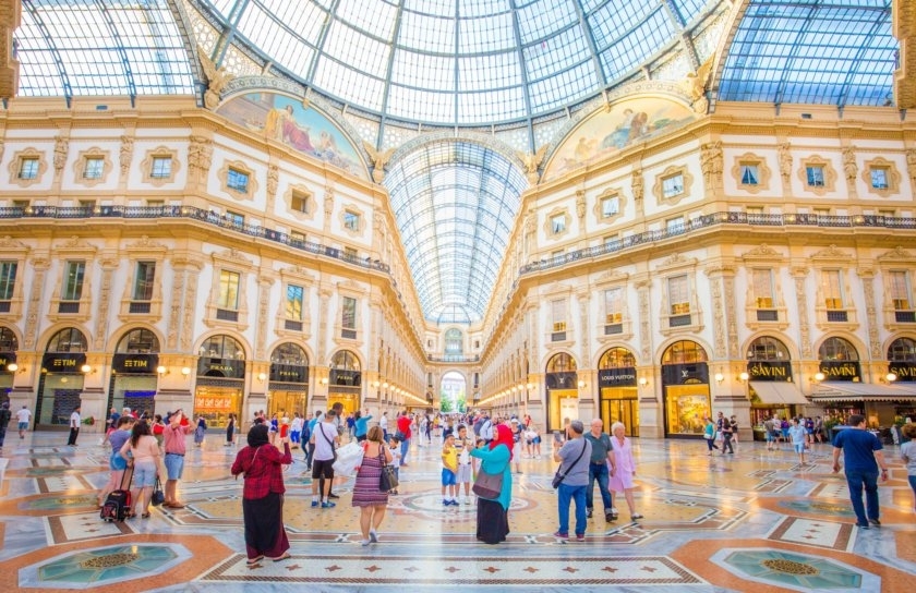 The Galleria Vittorio Emanuele II