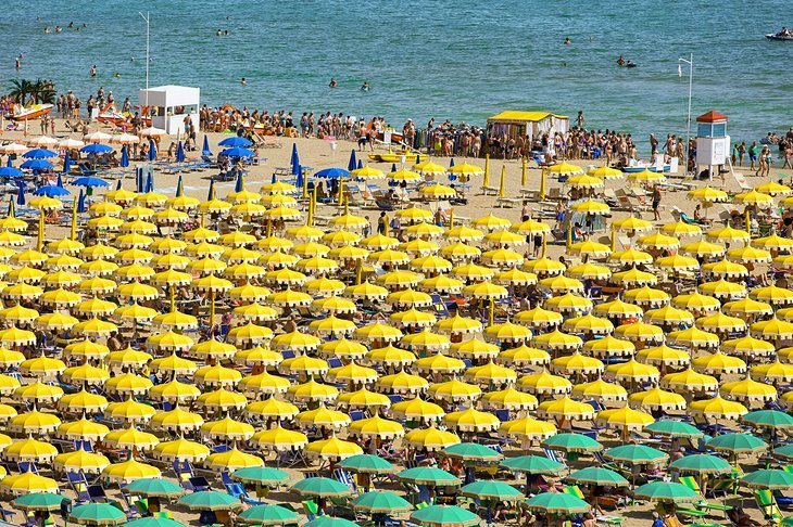 Beaches from rimini