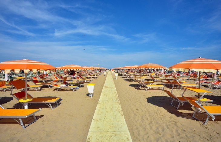 Beaches and spa resorts from riccione
