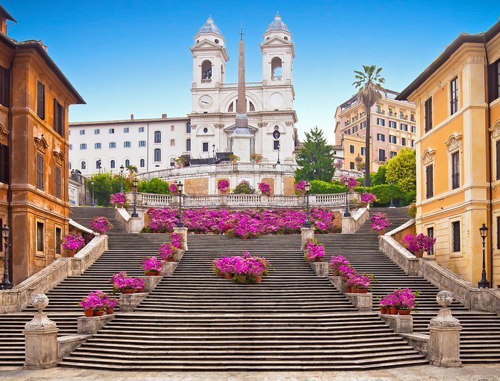 Centro Storico and Spanish steps