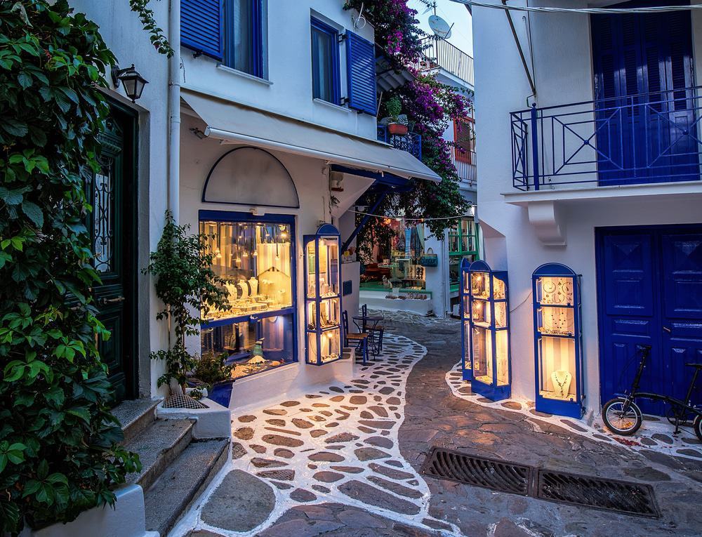 The old Skiathos city