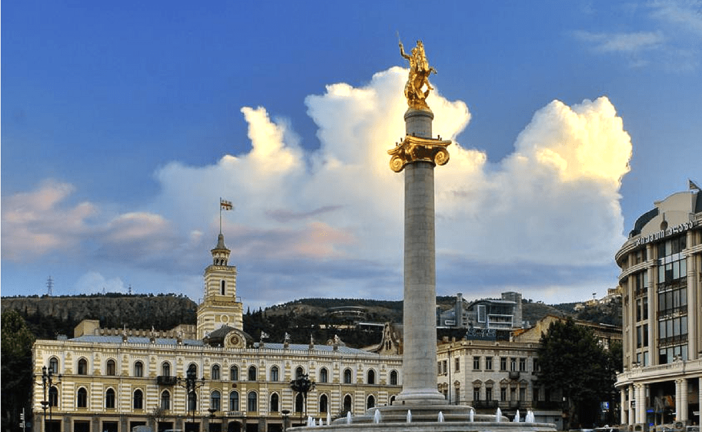 Freedom Square in Tbilisi