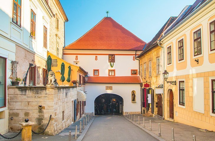 See the historic stone gate