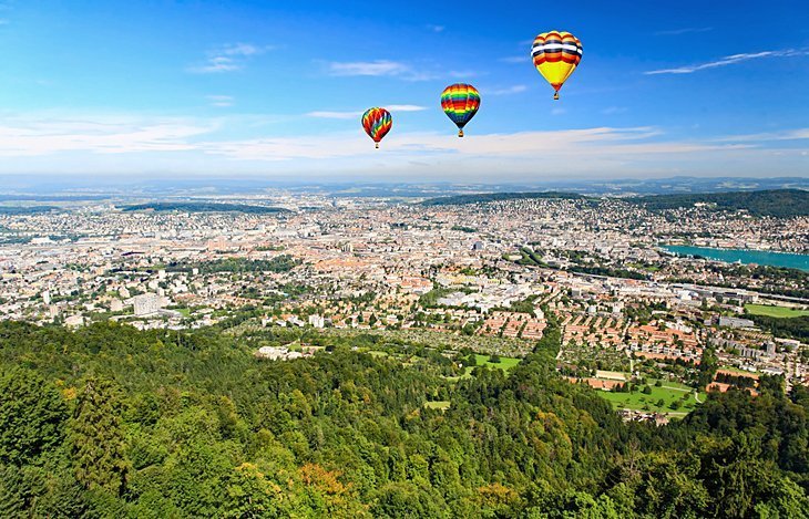 Climb by train to Uetliberg