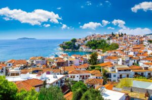 Cheap round trip flights to Skiathos, Greece from £67 pp